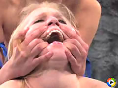 Hot Blond Is Defeated In Nude Wrestl.. hardcore fucking blonde