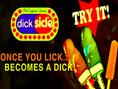 Once you lick...Becomes a dick 