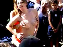 The young guy is really excited by naked girls