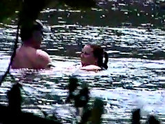 Couple Having Sex In The River