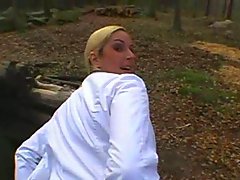 Ginaand 039s Sex At The Park At Publ.. public blowjob blonde