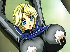 Anime Blonde With Milky Boobs milk hentai boobs