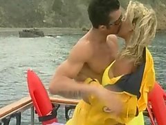 Sex On A Boat With Busty Farrah facial cumshot 