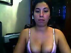 Hot Latina Masturbating On