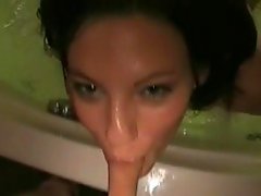 [babe1987] Whirlpool shaving pool brunette