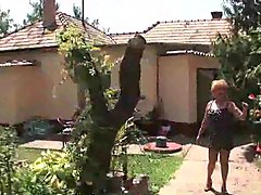 Mature Granny Takes A Big Dick In He.. old mature granny