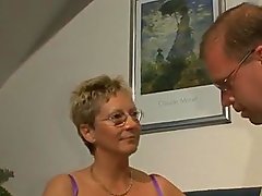 Older couple suck and lick one another