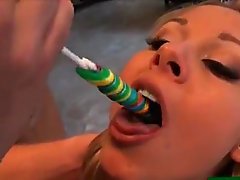Natalie vegas gives deepthroat bj