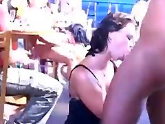 Girls suck cock in public