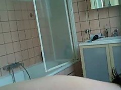 wife preparing taking bath no porn