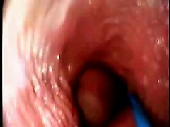 Internal cumshot cam inside vagina