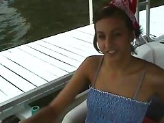 Alyssa Doll Fishing Boat. Alyssa gets nasty on a fishing boat