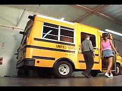 Lily Thai gets fucked in the school bus