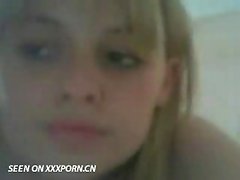 Young girl on webcam