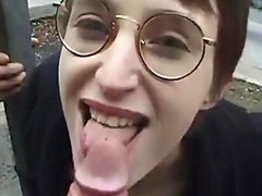 Hairy Potter and The 2 Cocks glasses cumshot