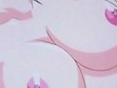 Busty Anime Girl slave cumshot