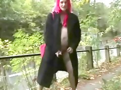 Exhibitionist pregnant girl