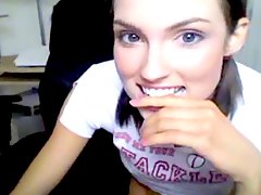 Gorgeous 18yo teen babe anal on webcam