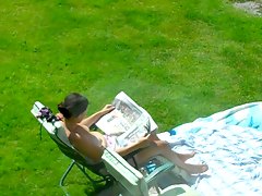 spy neighbour sunbathe2