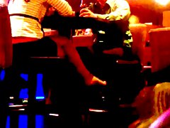 hidden foot play in bar 
