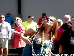 flasher big-tits, boobs, wild, party, tits, public, nude