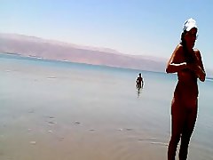 mature women on the Dead Sea