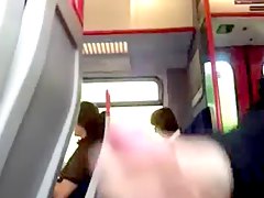 kittel bus, zucken, public sex, zusehen, hidden cam
