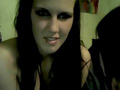 webcam brunette, close-up, lesbian