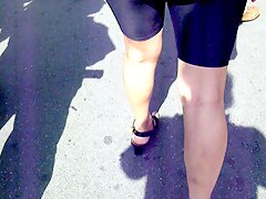 Laufen in der Radlerhose - Walking in Hot Pants