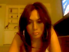 Beautiful Amateur Tranny On Webcam