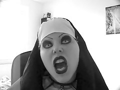 sexy webcam, funny, nun, lips