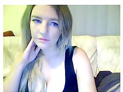 Blonde Girl with big tits - Omegle