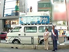 Those crazy japs reporter fucked on top of van 