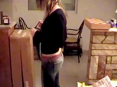 gorgeous girl has pussy and anal fuck on homemade