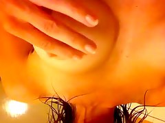 close-up bathroom, fingering, nipples