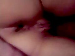 first try of close up ass and pussy massage