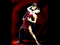 The Tango Dancers -  Paintings of Richard Young