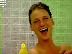 Big Brother - the ladies showering dressing chatting 