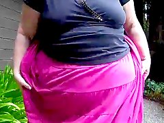 Mature BBW filming herself Out