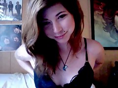 webcam tease, amateur, brunette