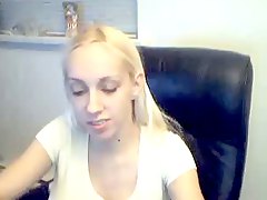 Pregnant Blonde On Webcam