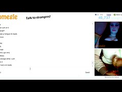 omegle Big busty girl watches me cum 