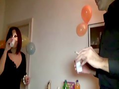 French milf analfucked during a party