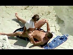 publique sexe, amatriçe, à la plage