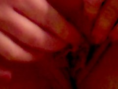 fingering my pussy and rubbing my massi