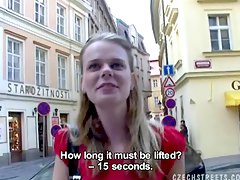 CZECH STREETS - VERONIKA BLOWS DICK FOR CA
