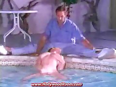 Skinny dipping turns him on and they fuck 