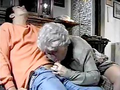 Granny with sexy gray hair fucked by 