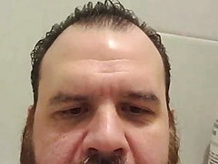 Bearded Daddy Bear has Fun in the Tub