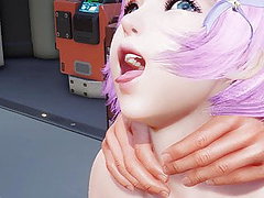 3D Hentai : Boosty Girl Hardcore Anal Sex With Ahegao Face 